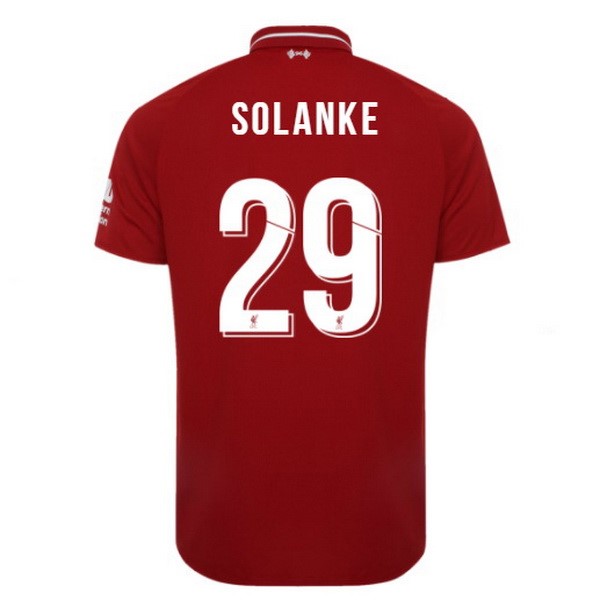Camiseta Liverpool Primera equipación Solanke 2018-2019 Rojo